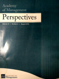 Academy of Management Perspectives Vol 32 No.3