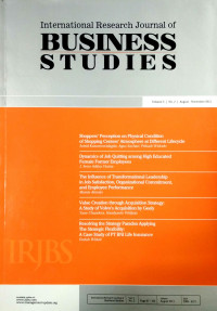 International Research Journal of Business Studies V 5 No. 2