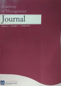 Academy of Management Journal Vol 57 No.5