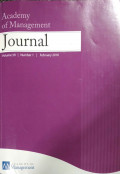 Academy of Management Journal Vol 59 No.1