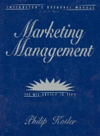 Instructor`s resource manual marketing management