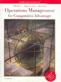 Operations management for competitive advantage