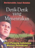 Detik-detik yang menentukan : jalan panjang Indonesia menuju demokrasi