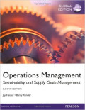 Operations management : Sustainability and Supply Chain Management