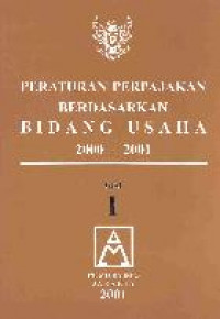 Peraturan perpajakan berdasarkan bidang usaha 2000-2001